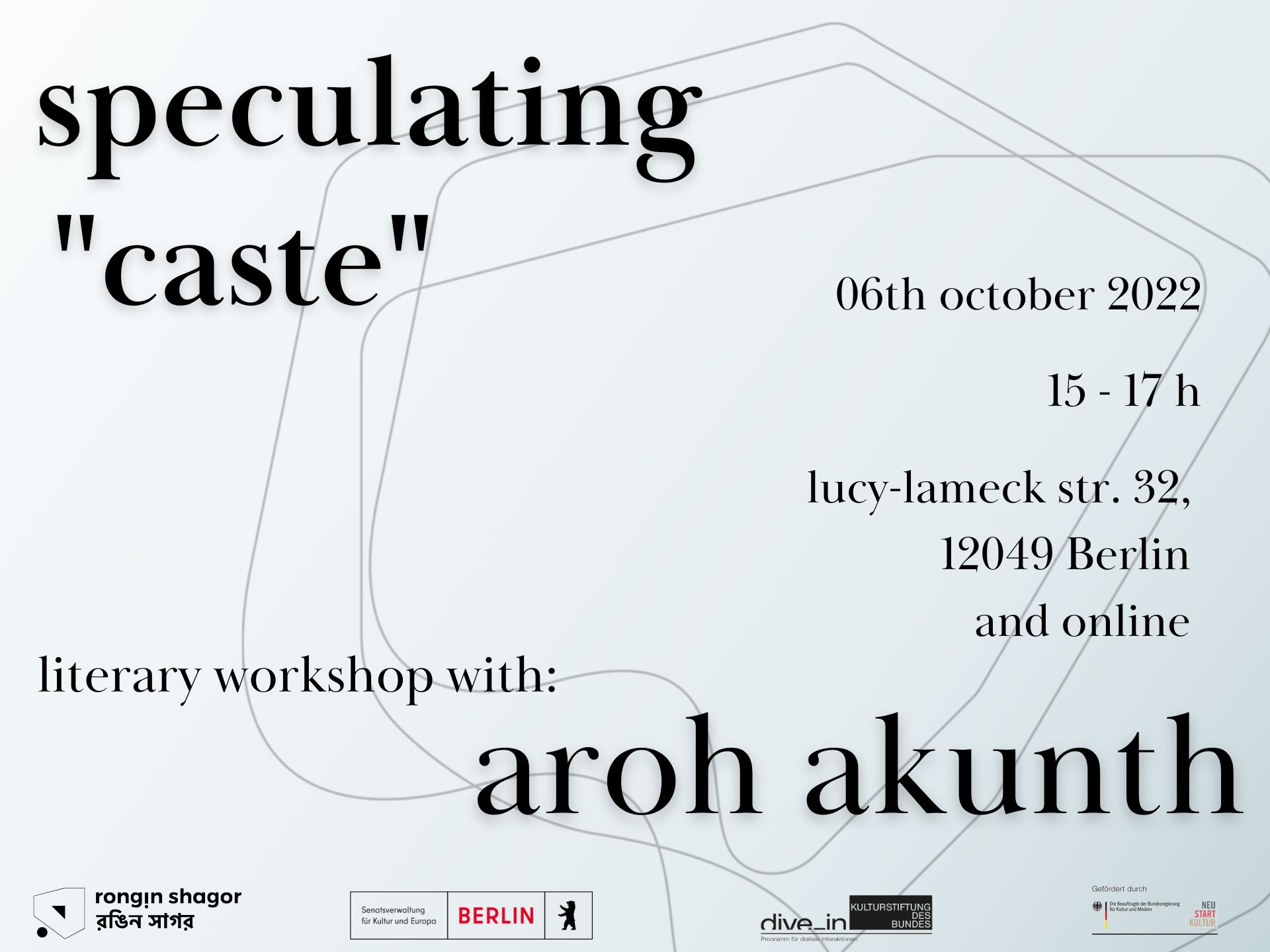 Speculating ‘Caste’ – Workshop with AROH AKUNTH