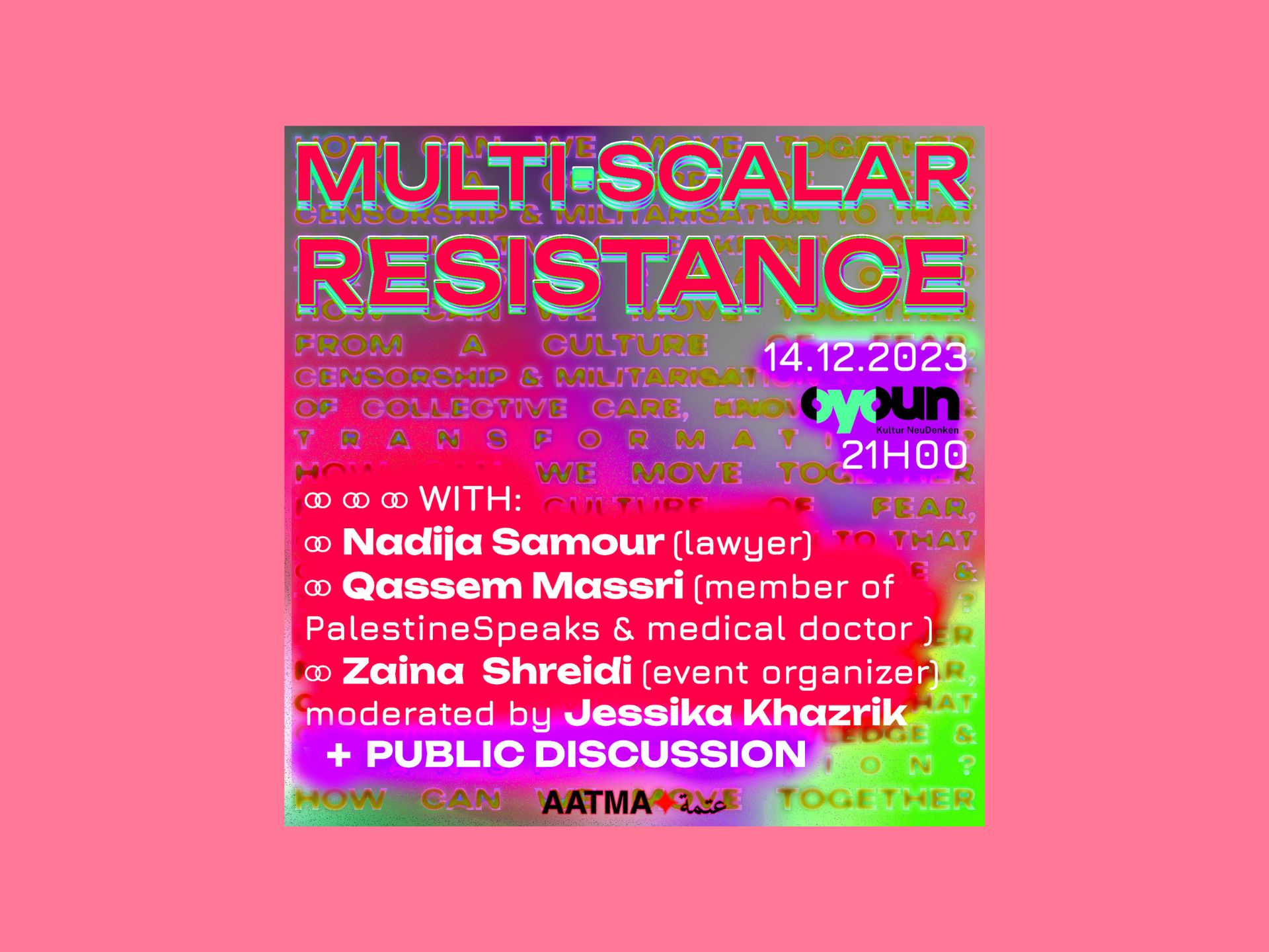 Threads of Resilience | Discussion | Multi-Scalar Resistance: How the world solidarity movement for Palestine can decolonize Berlin